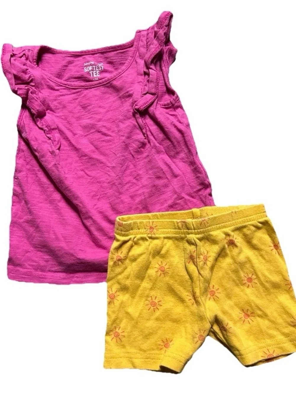 Baby Girl Summer Clothing Dress Shorts Short Sleeve Tank Tops Size 12 Months - Picture 3 of 6